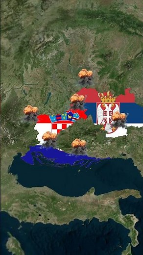 Why the Balkans Are So Divided 🌍 #geographyshorts #geography #mapanimation
