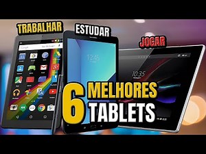Os 6 MELHORES tablets BARATOS para ESTUDAR, TRABALHAR e JOGAR ainda em 2025