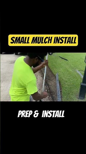 Red Cypress Mulch Install