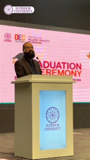 Freshman Program Graduation Ceremony! The Freshman Program at Superior University concluded with a memorable Graduation Ceremony, celebrating the successful completion of this important milestone by our newly admitted students. The ceremony marked the beginning of their academic journey, recognizing their enthusiasm, commitment, and readiness to move forward with confidence. Here are the highlights! #FreshmanProgram #GraduationCeremony #SuperiorUniversity #StudentLife #Freshmen #NewBeginnings | 