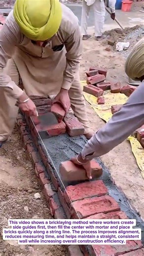 Bricklaying Speed Hack, Watch This Masonry Technique Save Time