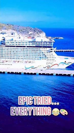 Inside NCL Epic: The Cruise Ship That Couldn’t Pick a Style 💜😂