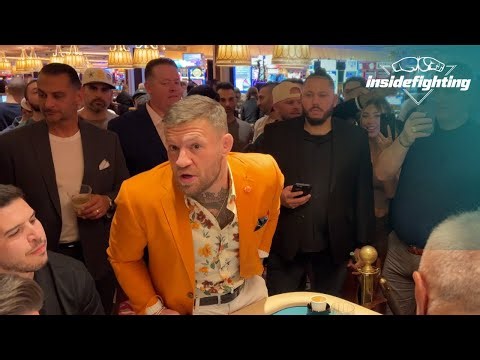 Conor McGregor talks Ryan Garcia vs Gervonta Davis rematch while gambling on roulette