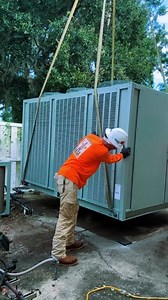 Ice cold chiller change out. Thank you Trane Commercial for bringing the cool vibes. 🎥: @fitter_bowen on Instagram | Trane