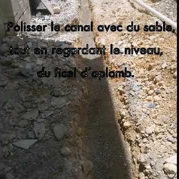 Comment realiser une bonne drainage exterieur dans une maison.