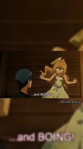 Boing boing,ahaha.🤣😂😂 #toradora #anime #recommendations #animescene #funnyanime #とらドラ