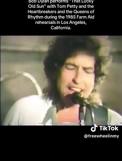 Bob Dylan and Tom Petty Perform at Farm Aid 1985