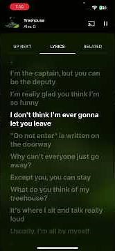 treehouse(by Alex g lyrics)