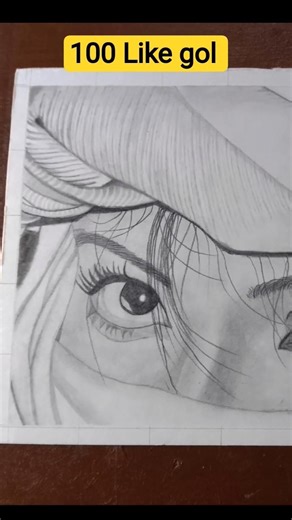 Deep Eyes Pencil Art 👁️🌸 | Shading Tutorial ✍️✨ #drawing #viral #art #eyesketch #shorts