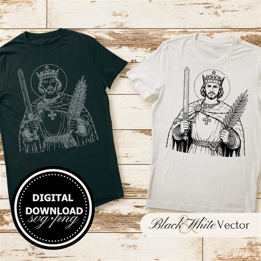 Saint Wenceslaus SVG Bundle, Wenceslaus I PNG, Duke of Bohemia Clipart, Hand Drawn Patron Saint Pictures for Print and Engraving - Etsy Australia