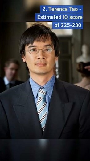 3 people with the highest IQ