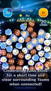 11K views · 220 reactions | First Look!  Check out the Skills of new Tsums! ✨ Featuring ✨ Flower Cinderella(Charm) Flower Snow White(Charm) Flower Aurora(Charm) ▼ Play now! https://lin.ee/1SsFoug/wots/fb/DisneyTsumTsum #Cinderella #SleepingBeauty #SnowWhite #TsumTsum | LINE: Disney Tsum Tsum | Facebook