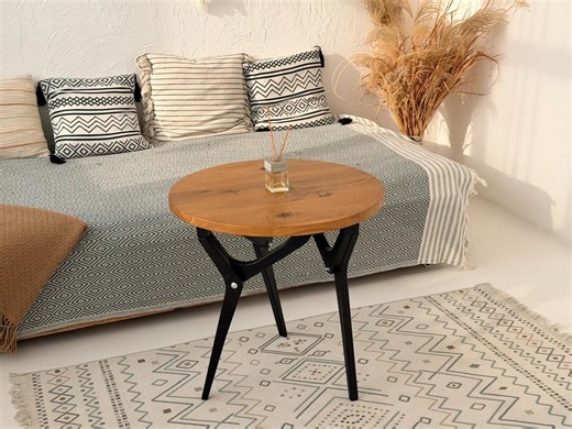 Round Epoxy Resin Table | Adjustable Height Coffee to Dining Table | Solid Oak Lift Top Transforming Table | Custom Handmade Furniture - Etsy