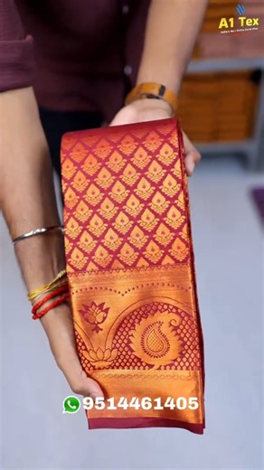 Elampillai Silks on Instagram: "Kanjivaram pattu saree🦋 ₹1499 Only Booking WhatsApp 6374104077 To order website www.a1tex.in Product code: KPSS10 No COD.. online payment only,No Return Option, damage return only accredited. unboxing video must what'sapp group link in bio Follow @elampillai_silks ____________________________________ Shop Address: A1TEX & elampillai_silks 843/7, Kk nagar(elampillai), edanganasalai (Po) salem (Dt), TN-637502 ____________________________________ Booking WhatsApp 63