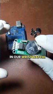 Components that Iam going to use to make my arduino digital wrist watch #arduino #kagweretech