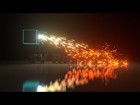 Redshift C4D / Thinking Particles / Sparks