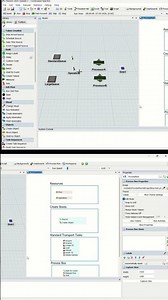 Short 8 | Operator Logic | Task Sequence | Flexsim | Task Executor Process flow | Part transfer - 02