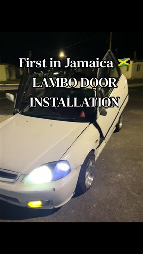 Lambo doors on EK 😱😱 let’s do this ‼️‼️ if you want these door hinges just cl:ck the l:nk in my bio to purchase on amazon. #hondacivic #ek #wyfl #lambodoors #carmodification