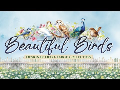 NEW Beautiful Birds Deco-Large Collection!