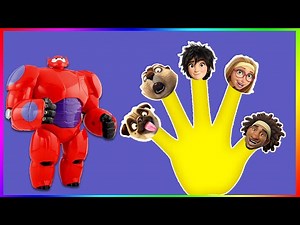 Big Hero 6 finger family song | Daddy finger song for kids Big Hero 6 Learnfun