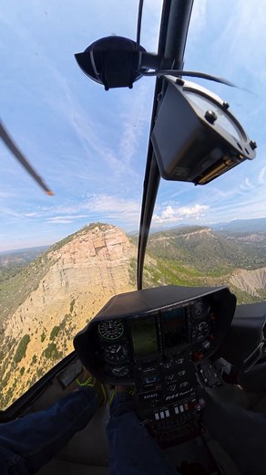 Perins Peak rises above Durango with views that never get old. From the air, you can see the city, the valley, and the San Juan Mountains all in one sweep. It is the perfect reminder of why this corner of Colorado is so special. Take a helicopter tour and see Perins Peak like few ever do. Link in bio to book today. #HelicopterTours #DurangoColorado #PerinsPeak #MountainViews | Colorado Highland Helicopters