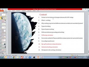 Earthing Class-1 | Substation Design Course | Online Class |Zig-Zag Transformer |NGR| +919354439397