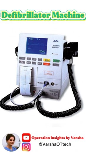 Varsha Rani on Instagram: "All essential OT machines explained in one short video! From Anesthesia Machine to Defibrillator, C-Arm, Suction, Fogging Unit, Ultrasound & more. If you are a medical student or OT Assistant, this video is for you! Learn the names of every important OT machine in just seconds. Follow for more medical knowledge videos! #OTMachines #OperationTheatre #MedicalKnowledge #OTAssistant #HospitalEquipment #AnesthesiaMachine #CArm #Defibrillator #SuctionMachine #MedicalShorts #