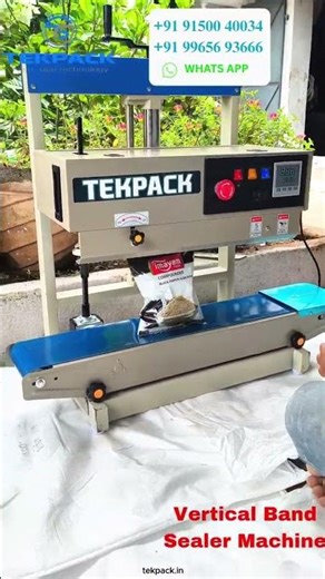 Vertical Band Sealer #pouchpackingmachine #machine