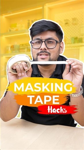 Masking Tape Hacks💡 Every Artist 🖌️ Should Know ✨ ! #Shorts #SYShorts 1011