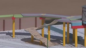 Pedestrian bridge over Santa Fe Drive unveiled