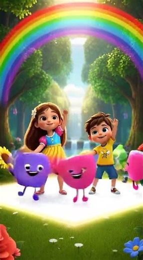 Rainbow Color Song 🌈 All Colors Together! | Kids Grand Finale Video! 🐰🎉