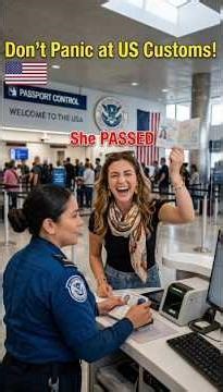 Don't Panic at US Customs! | Practice These English Phrases First | English Learning USA Immigration