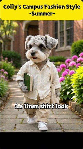 Colly's Campus Fashion Style_College Student Colly's Summer Fashion Show 🌞🐶