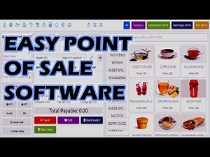 Restaurant POS || Point of Sale || Cafeteria POS | Cafe POS | Easy Point of Sale Software | Easy POS