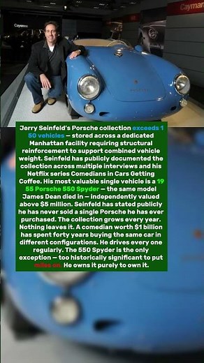 Jerry Seinfeld Has 150 Porsches. Never Sold One in His Life