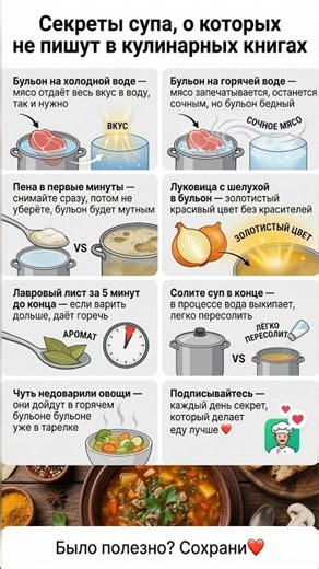 Секреты Идеального Супа: Золотые Советы