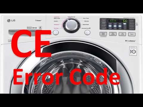 CE Error Code SOLVED!!! LG Front Loading Washer Washing Machine