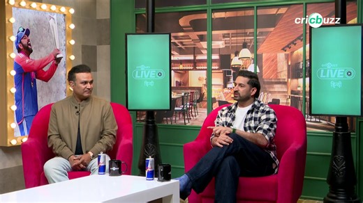 Santner & McConchie power New Zealand to 168/7 in the Super 8. Can Sri Lanka chase it down? Join Virrender Sehwag, Mohit Sharma & Manish Batavia, on Cricbuzz Live Hindi | cricbuzz