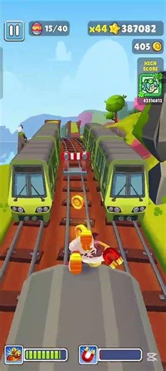 The Fastest Bunny Run I’ve Seen ⚡#shorts #subwaysurfers