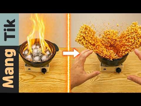 Adding Ice to Noodles… Then They Exploded! | ASMR Mukbang | Mang Tik ASMR