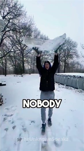 He Froze a BIG WATER BALLOON... Then This Happened 😱