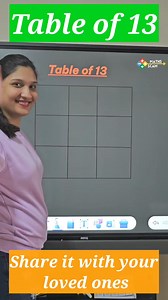Table of 13 #riddle #challenge #mathsscam #quiz #tables #tableof13 #13 | Maths Scam