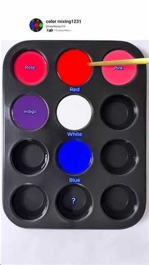 Generate 9 random colors from the 3 flag colors of the Netherlands 🎨 #colormixing #satisfying #asmr
