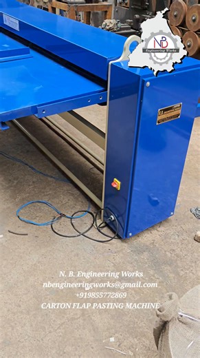 Carton Flap Pasting Machine | N. B. Engineering Works