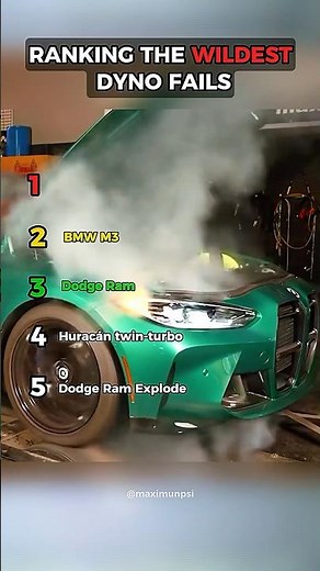 Ranking The WILDEST Dyno Fails