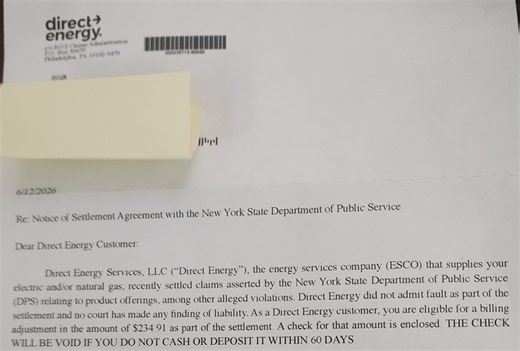 New York ESCO settlement: What to know if you got a check in the mail