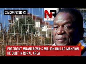 President Mnangagwa’s Million Dollar Mansion He Built In Rural Area