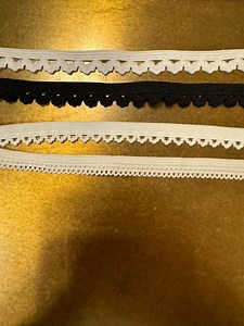 Picot Elastic, Picot Lace Elastic, Picot Trim, Knicker Elastic, Elastic Edging, Black, Ivory - Etsy