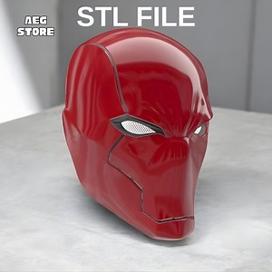 Red Hood Helmet STL File, Magnetic Connections, Mask, Costume - Etsy
