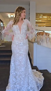 1.5K views · 24 reactions | Romantic and elegant. This gorgeous gown with delicate, billowing sleeves and intricate lace details is the perfect choice for the bride who wants classic romance with modern vibes.  Let's see it on you! #AtlasBridal #LaceSleeves #BrideLove #RomanticBride #WeddingDressInspiration #WeddingDressGoals #ToledoWeddings | Atlas Bridal Shop | Facebook